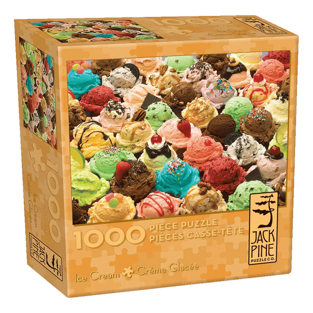 1000 pc Ice Cream Puzzle sold by RQC Supply Canada an arts and craft store located in Woodstock Ontario