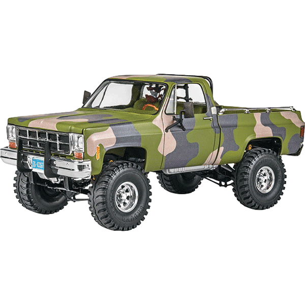 Rivell 78 GMC Big game truck models now sold by Woodstocks craft and hobby store RQC Supply