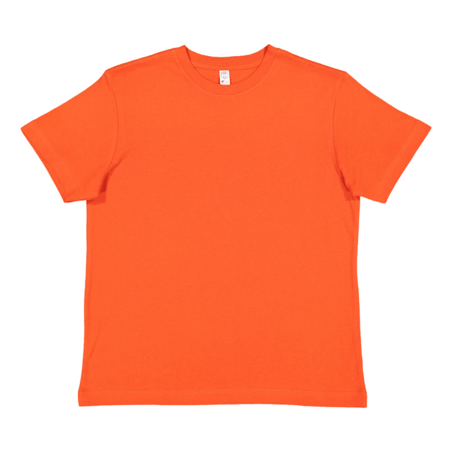 6101 Youth Soft to the touch LAT Apparel Orange Tshirts sold by RQC Supply Canada located in Woodstock, Ontario