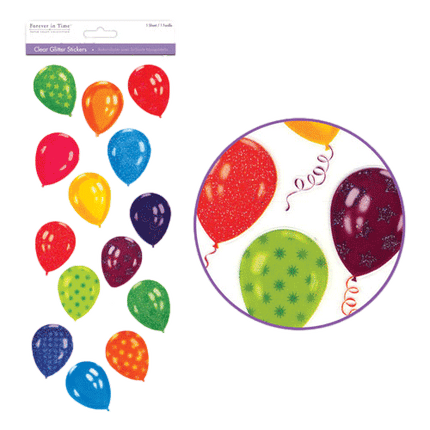 Clear Balloon Scrapbooking Stickers sold by RQC Supply Canada located in Woodstock, Ontario