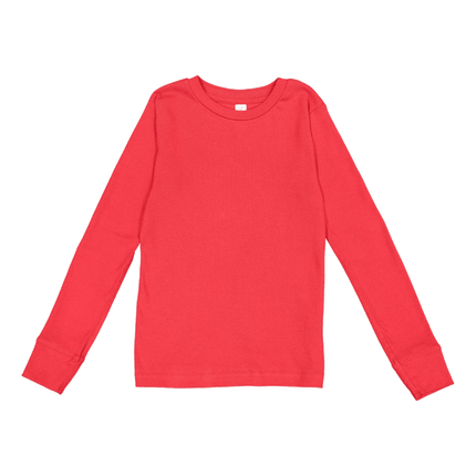 Family Pajamas - Youth PJ Red Top. Sold by RQC Supply Canada.