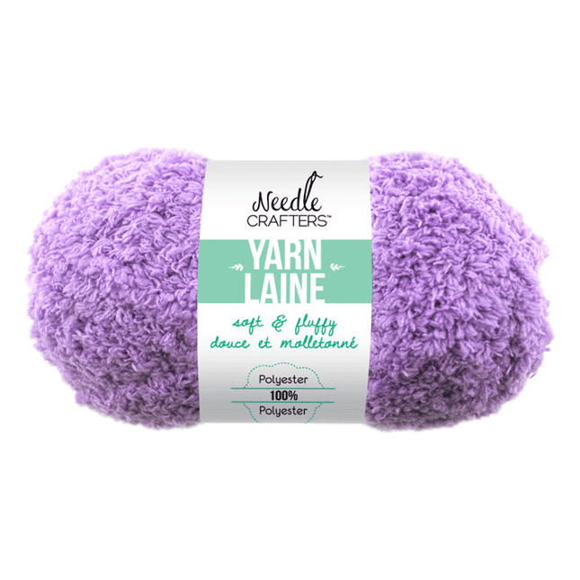 Lavender Needlecraft Soft n Fluffy Yarn Balls sold by RQC Supply Canada