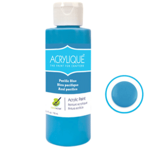 Pacific Blue Acrylic Paint 4oz sold by RQC Supply Canada