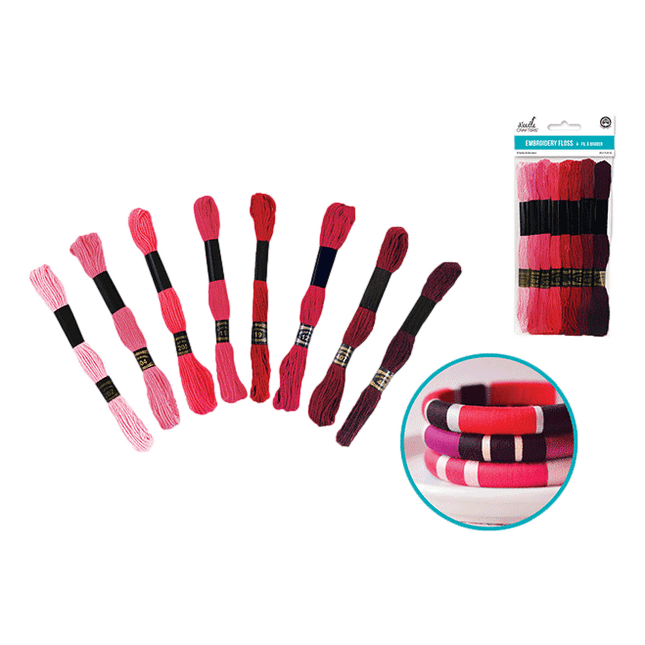 Rouge Tints Embroidery Floss sold by RQC Supply Canada