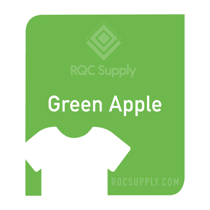Siser 12" EasyWeed Heat Tansfer Vinyl (HTV). One hundred and fifty foot length. Green Apple colour shown, sold by RQC Supply Canada.