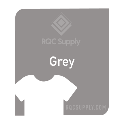 Siser 12" EasyWeed Heat Tansfer Vinyl (HTV). One hundred and fifty foot length. Grey colour shown, sold by RQC Supply Canada.