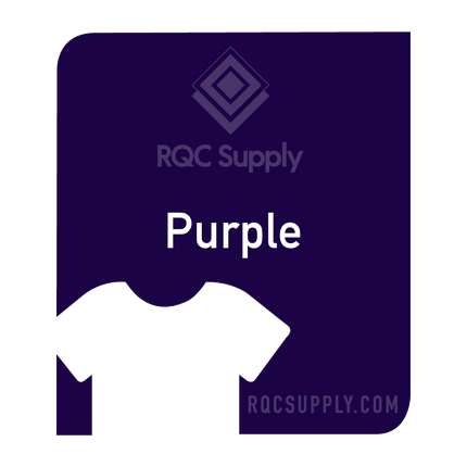 Siser 12" EasyWeed Heat Tansfer Vinyl (HTV). One foot length. Purple colour shown, sold by RQC Supply Canada.