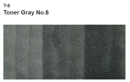 Toner Gray 6 Copic Ink Markers sold by RQC Supply Canada located in Woodstock, Ontario