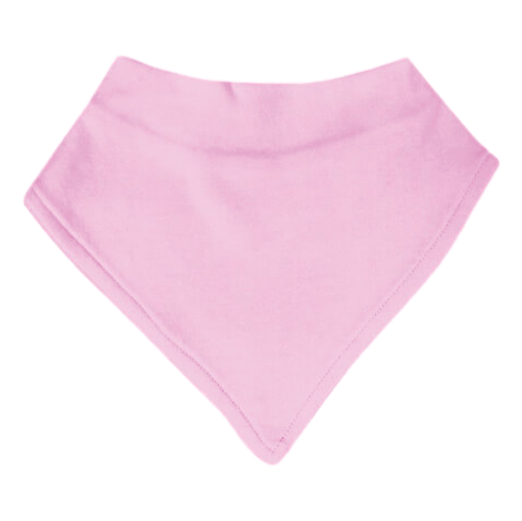 Pink Bandana Baby Bib Poly Cotton sold by RQC Supply Canada