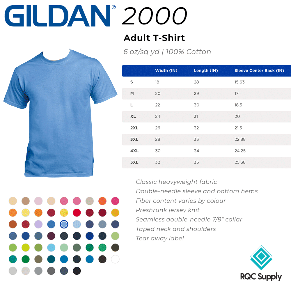 2000 Gildan Adult T-Shirt