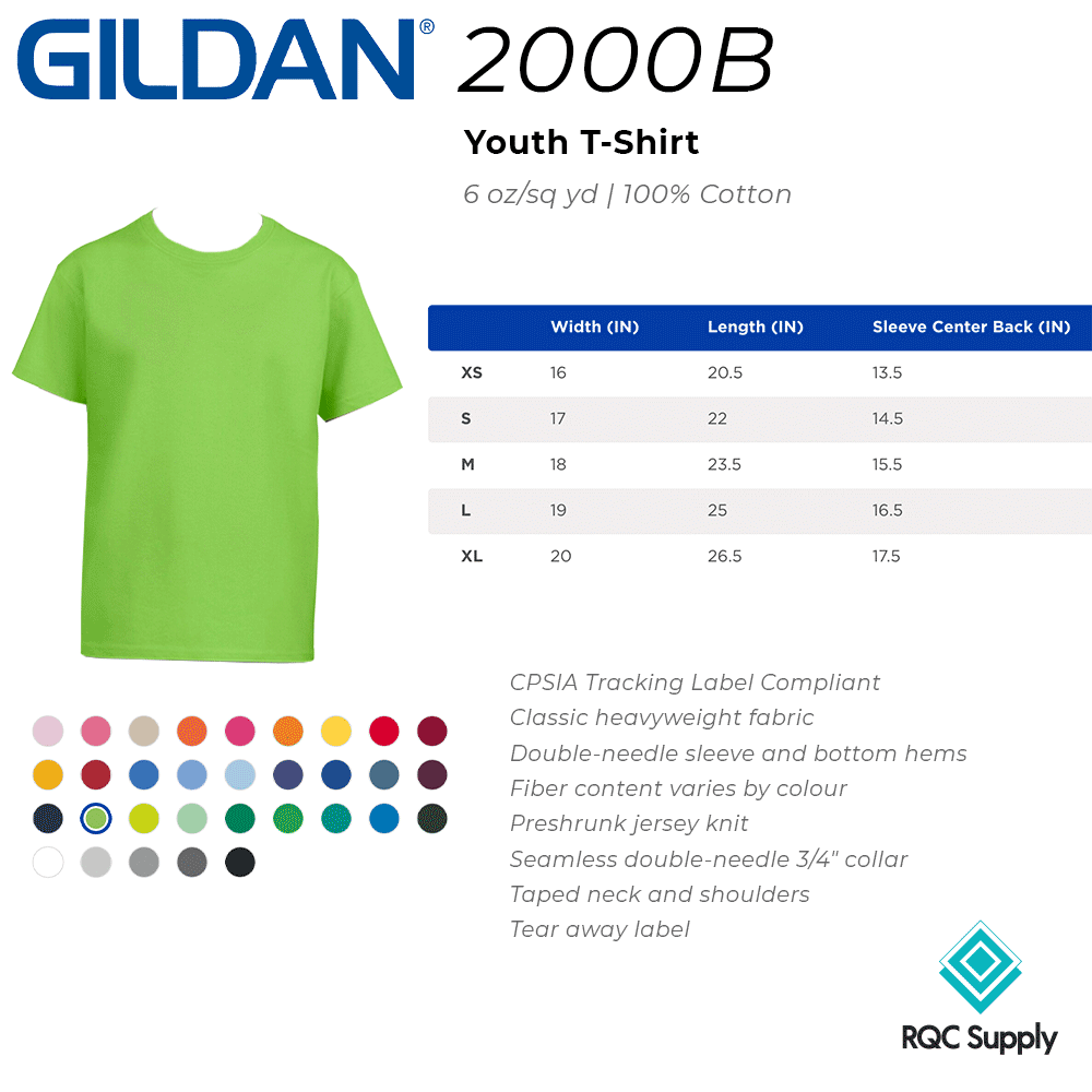 2000B Gildan Youth T-Shirt