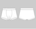 Sublimation Men’s Boxers Template