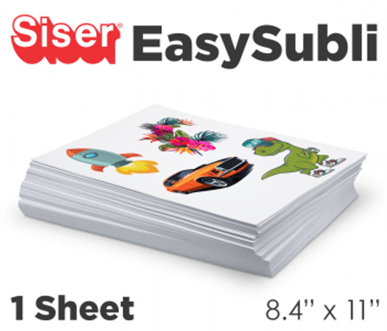 Siser Easy Subli HTV sheets with kid-friendly designs