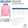 18500B Gildan Youth Hooded Sweatshirt