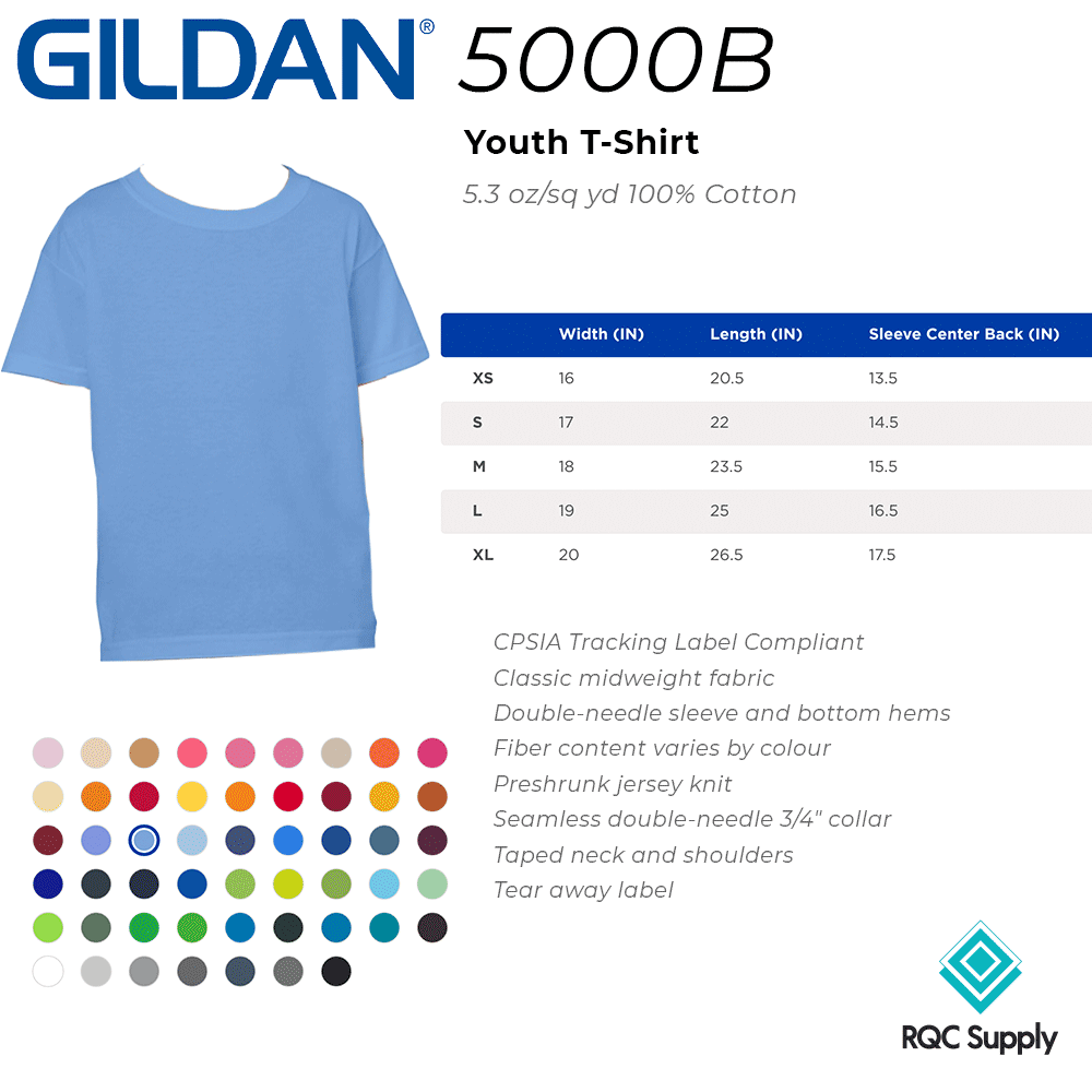 5000B Gildan Youth T-shirt