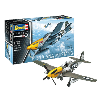REVELL Level 5 P-51D-5NA Mustang model airplane sold by RQC Supply Canada an arts craft and hobby store located in Woodstock, Ontario
