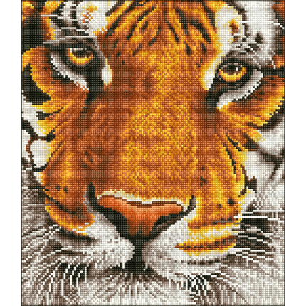 Bengal Tiger Diamond Dotz Art sold by RQC Supply Canada an arts and craft store located in Woodstock, Ontario