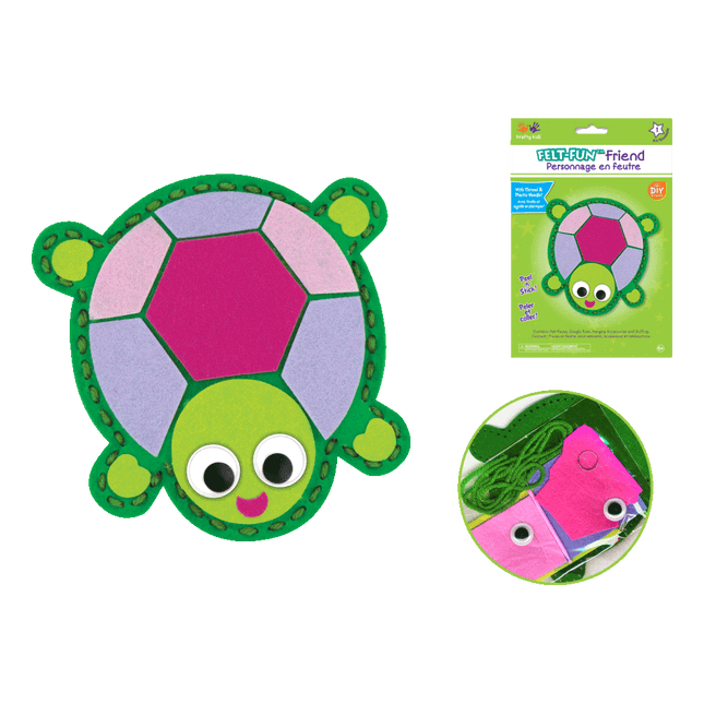 Turtle Krafty Kids Felt Sewing Kit sold by RQC Supply Canada located in Woodstock, Ontario