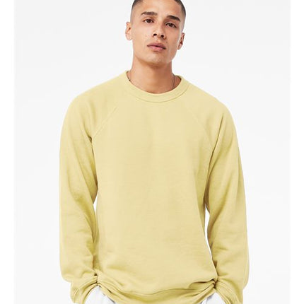 Unisex Sponge Fleece Raglan Crewneck Sweatshirt