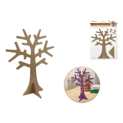DIY Jewelry Tree - Wood Craft