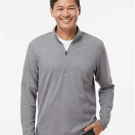 Men's 3-Stripes Quarter-Zip Pullover Sweater