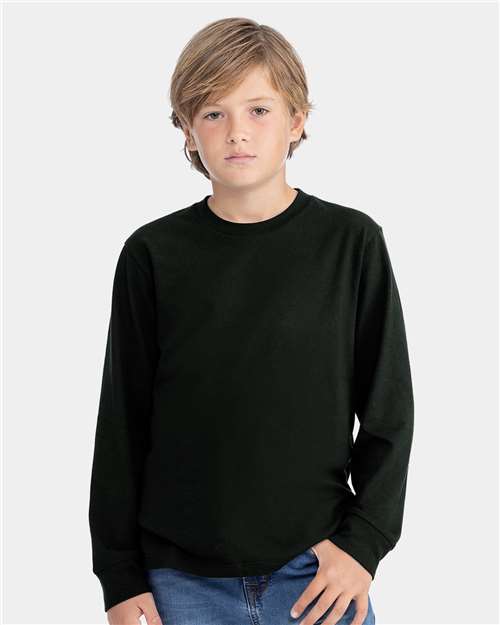 Next Level Youth Cotton Long Sleeve T-Shirt - 3311