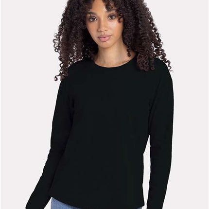 Women's Cotton Relaxed Long Sleeve T-Shirt