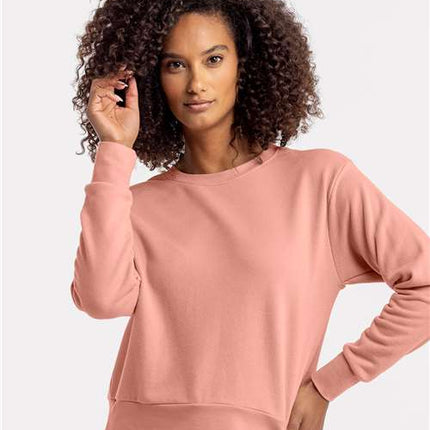 Next Level Women's Laguna Sueded Crewneck Sweatshirt - 9084