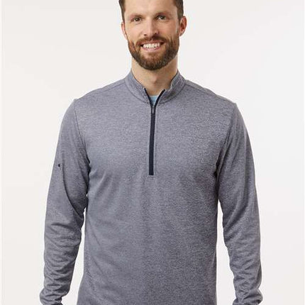 Men's Space Dyed Quarter-Zip Pullover