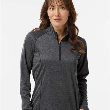 Women's Space Dyed Quarter-Zip Pullover