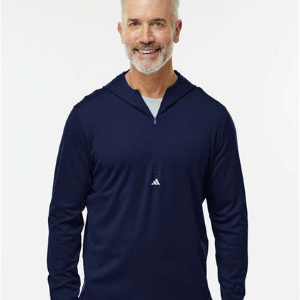 Men's Lightweight Performance Quarter-Zip Hooded Pullover