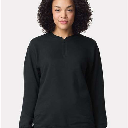 Gildan Unisex Softstyle® Midweight 1/4 Zip Sweatshirt - SF008