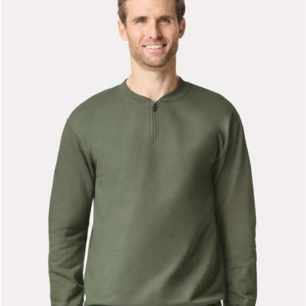 Gildan Unisex Softstyle® Midweight 1/4 Zip Sweatshirt - SF008