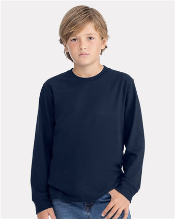 Next Level Youth Cotton Long Sleeve T-Shirt - 3311