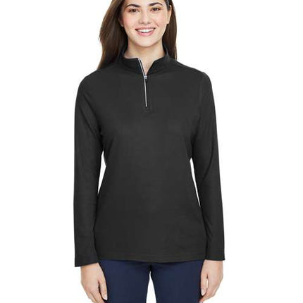 Core 365 Women's Fusion ChromaSoft™ Pique Quarter-Zip Pullover - CE405W