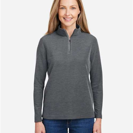 Core 365 Women's Fusion ChromaSoft™ Pique Quarter-Zip Pullover - CE405W