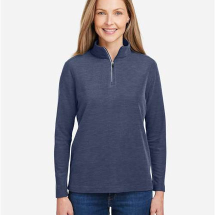 Core 365 Women's Fusion ChromaSoft™ Pique Quarter-Zip Pullover - CE405W
