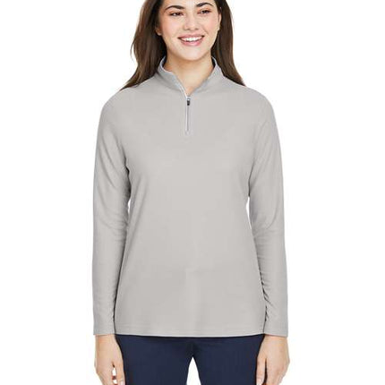 Core 365 Women's Fusion ChromaSoft™ Pique Quarter-Zip Pullover - CE405W