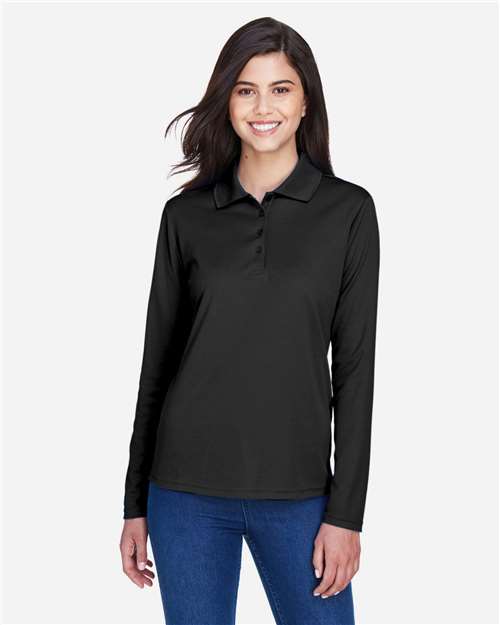 Core 365 Women's Pinnacle Performance Long Sleeve Piqué Polo - 78192