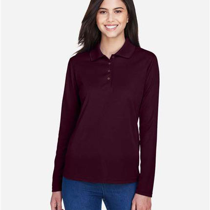 Core 365 Women's Pinnacle Performance Long Sleeve Piqué Polo - 78192