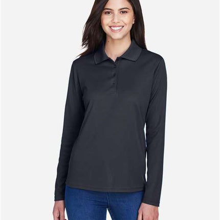 Core 365 Women's Pinnacle Performance Long Sleeve Piqué Polo - 78192