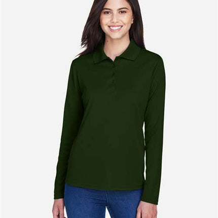 Core 365 Women's Pinnacle Performance Long Sleeve Piqué Polo - 78192