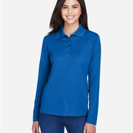 Core 365 Women's Pinnacle Performance Long Sleeve Piqué Polo - 78192