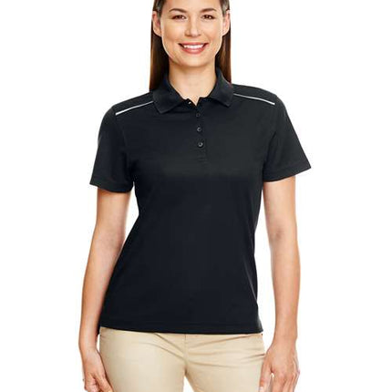Core 365 Women's Radiant Performance Piqué Polo with Reflective Piping - 78181R