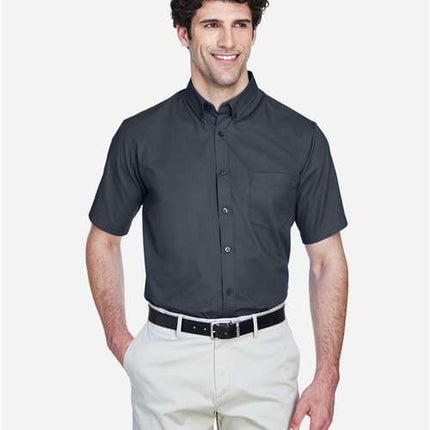 Core 365 Men's Optimum Short Sleeve Twill Dress Shirt - 88194