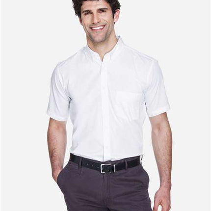 Core 365 Men's Optimum Short Sleeve Twill Dress Shirt - 88194