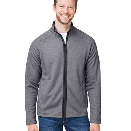 Core 365 Men's Venture Heathered Stripe Full-Zip - CE72