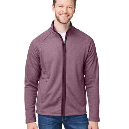 Core 365 Men's Venture Heathered Stripe Full-Zip - CE72