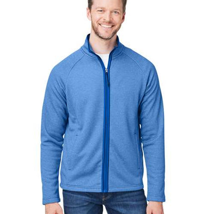 Core 365 Men's Venture Heathered Stripe Full-Zip - CE72