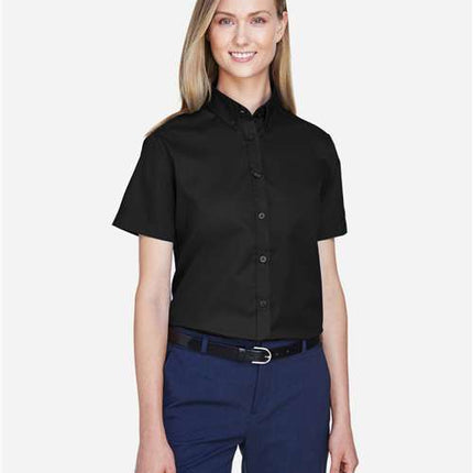 Core 365 Women's Optimum Short Sleeve Twill Shirt - 78194